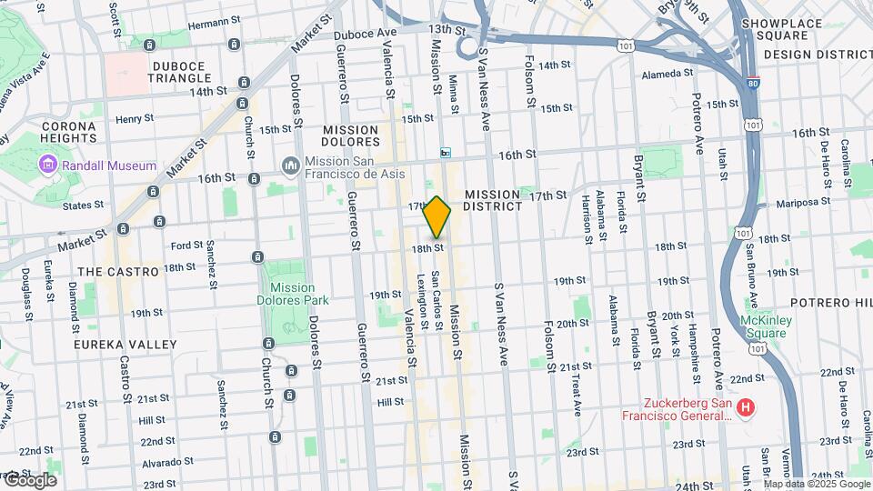 3420 18th St Map and Location Details
