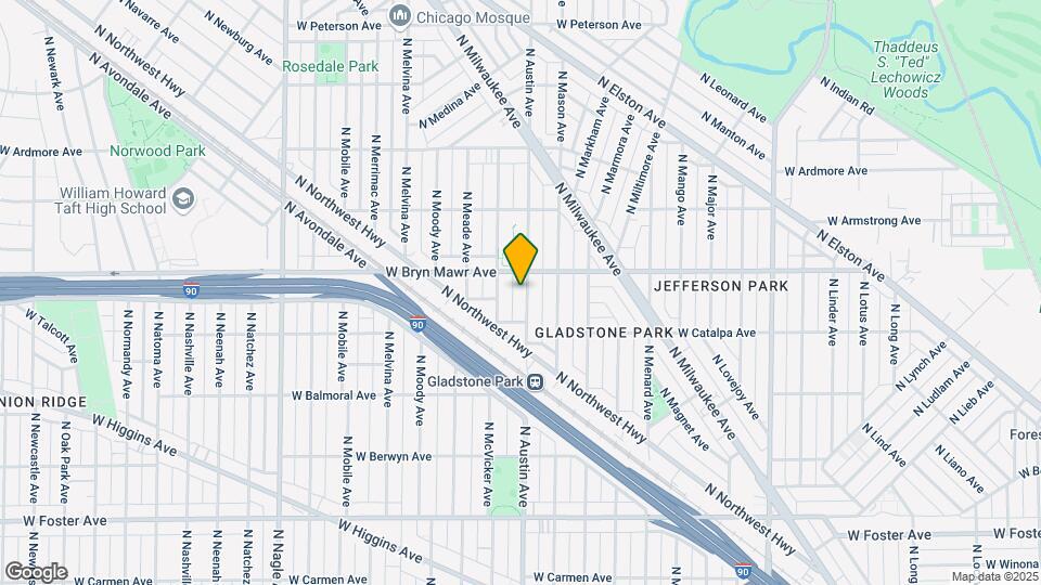 5540 N Austin Ave Map and Location Details