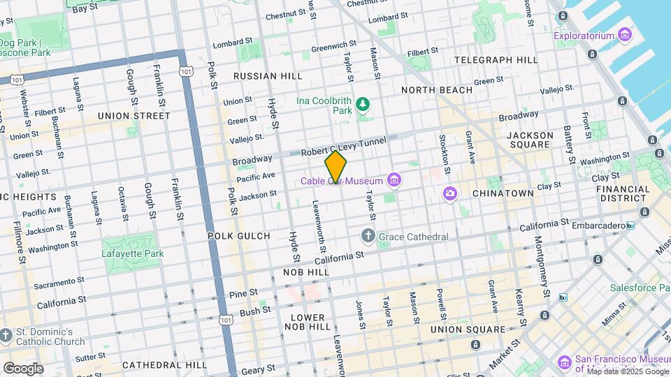 1447 Jones St Map and Location Details