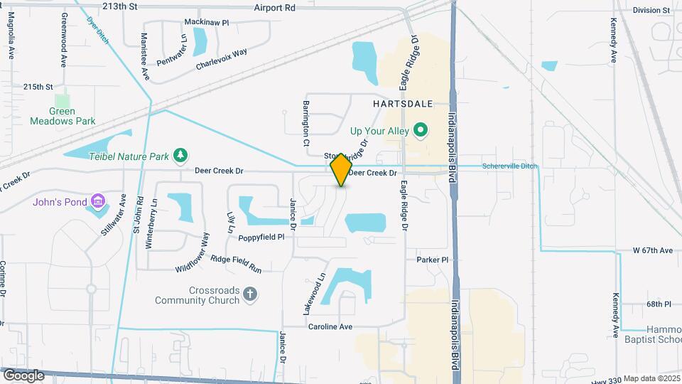 1207 Primrose Ln Map and Location Details