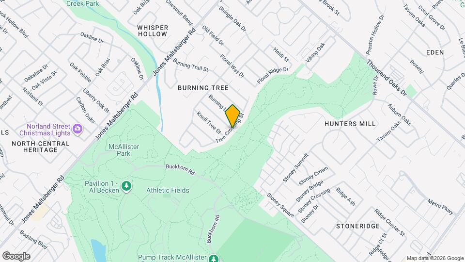 13918 Tree Crossing St Map and Location Details