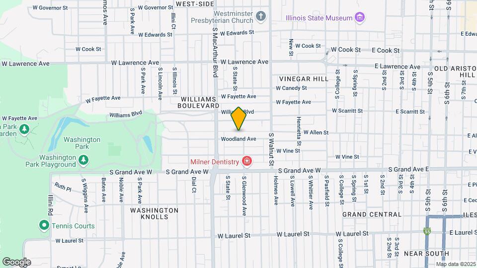 709 Woodland Ave Map and Location Details