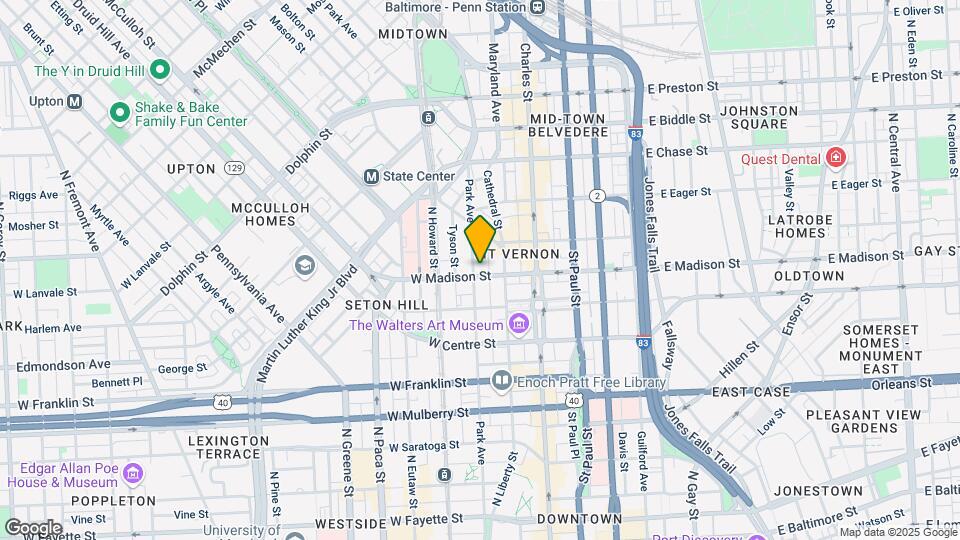 803 Park Ave Map and Location Details
