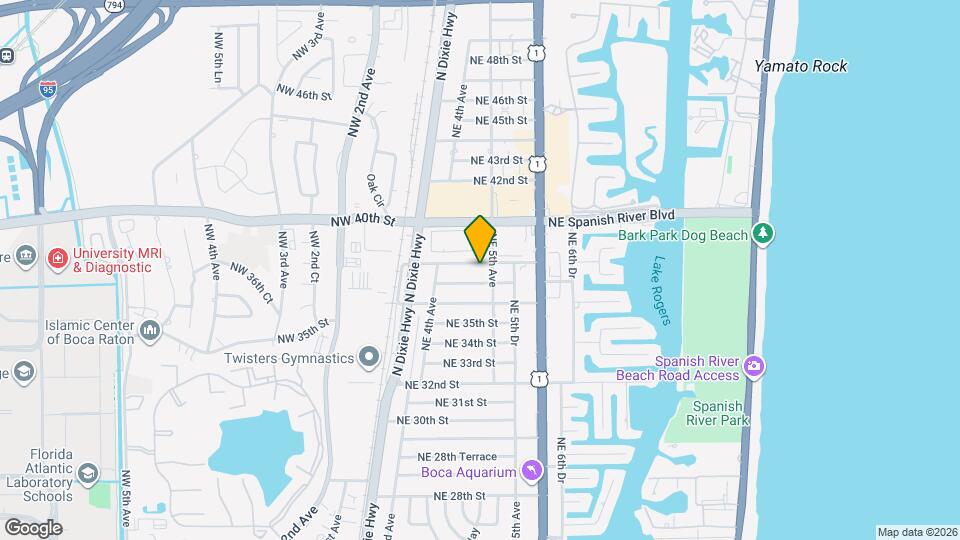 474 NE 38th St Map and Location Details