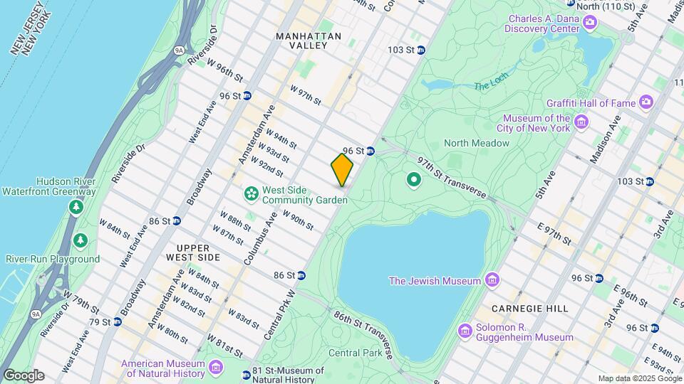 254 W 93rd St Map and Location Details