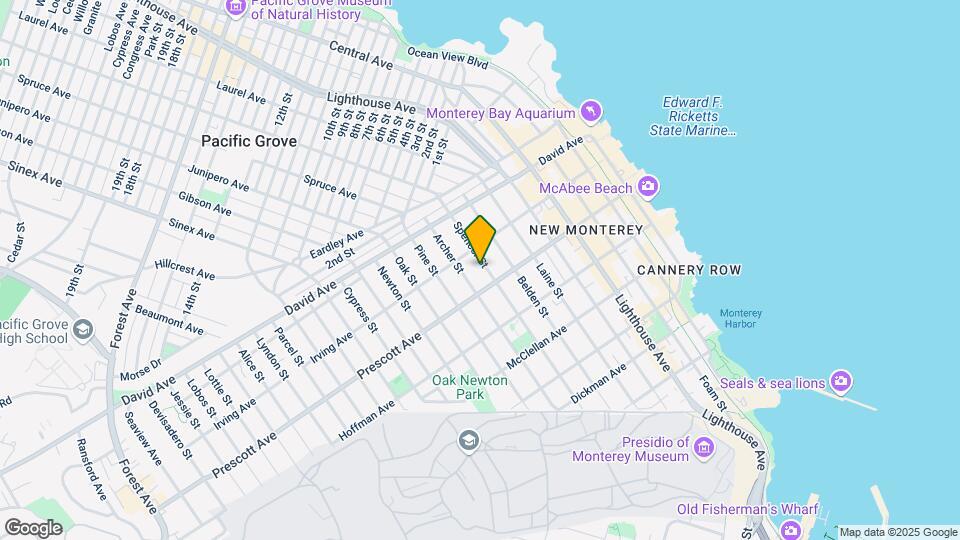 751 Spencer Street, New Monterey, CA Mapa y Detalles de la Ubicación