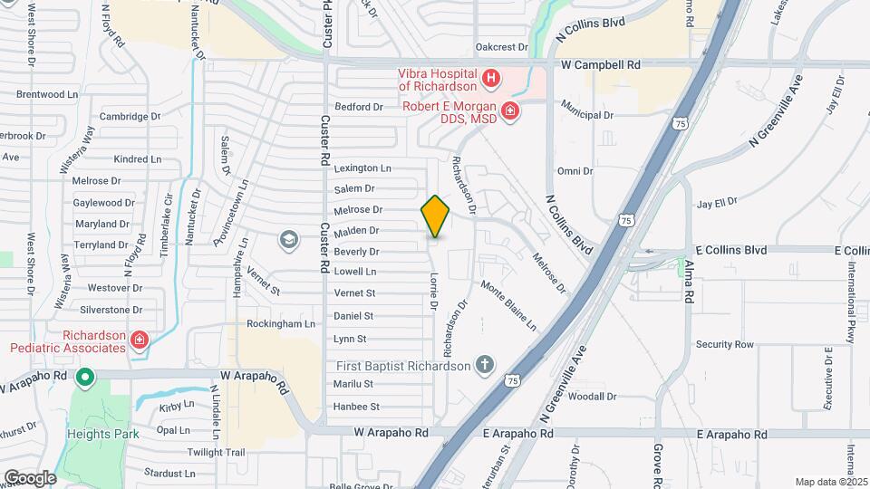 1400 Lorrie Dr Map and Location Details