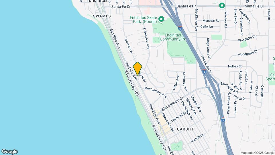 1689 San Elijo Ave Map and Location Details