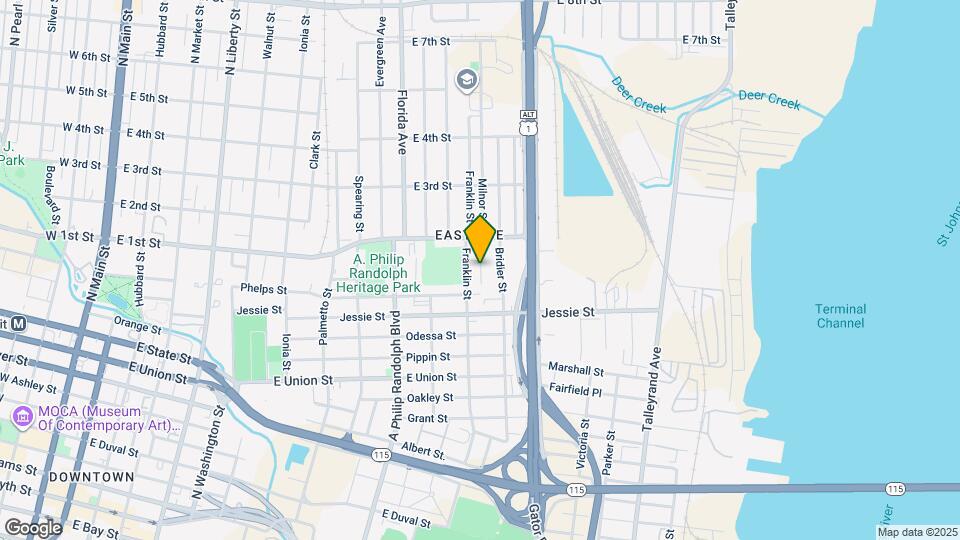 1038 Milnor St Map and Location Details