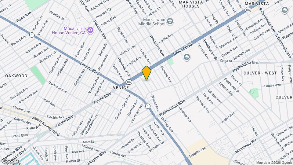 2436 Walnut Ave Map and Location Details