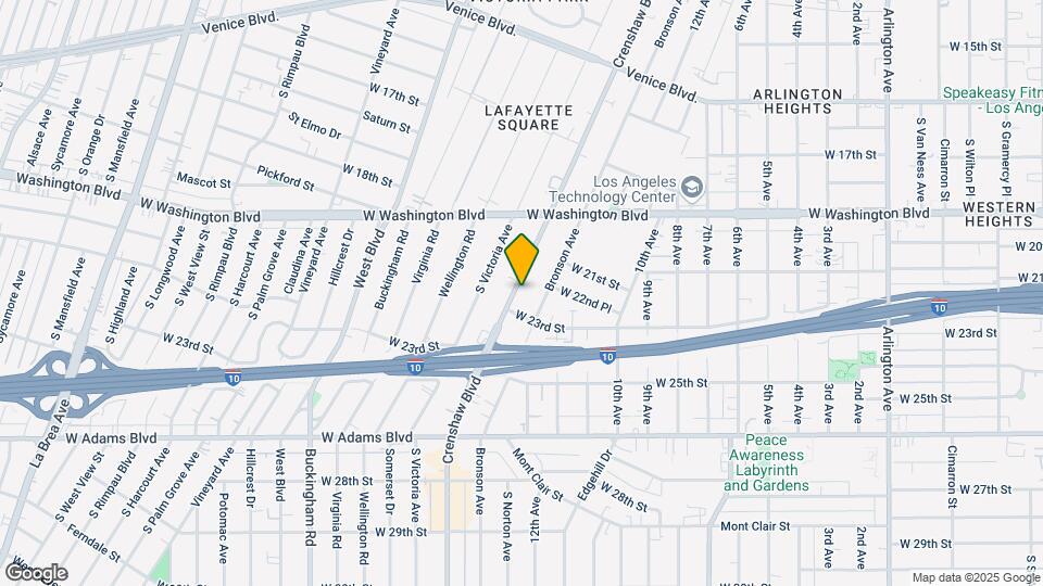 2234 Crenshaw Blvd Mapa y Detalles de la Ubicación