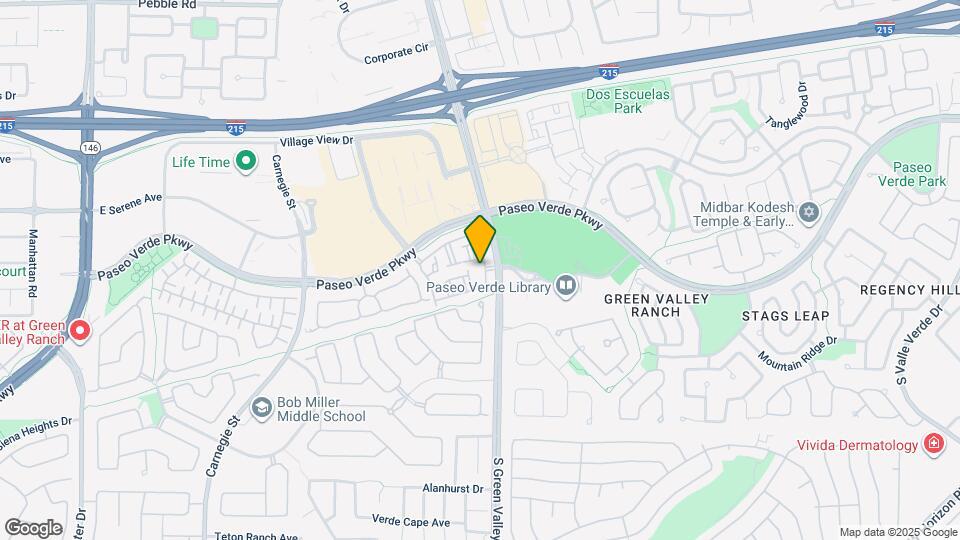 251 S Green Valley Pky, Unit 2721 Map and Location Details