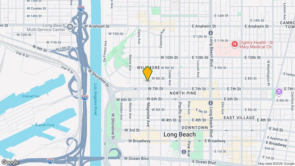 727 Magnolia Ave Mapa y Detalles de la Ubicación