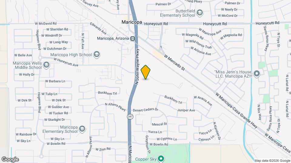 Overland Flats Mapa y Detalles de la Ubicación