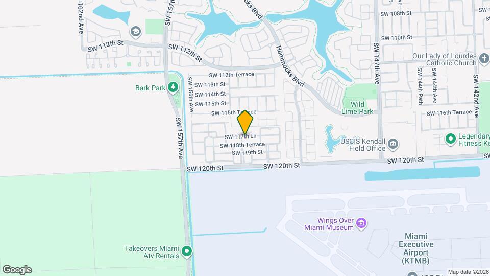 11783 SW 153rd Pl Mapa y Detalles de la Ubicación