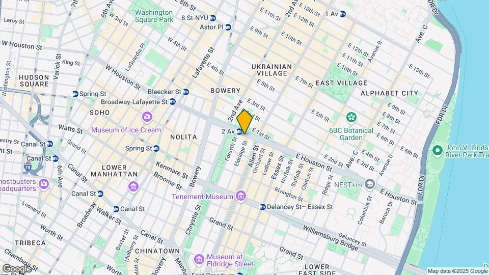 249 Eldridge St Mapa y Detalles de la Ubicación