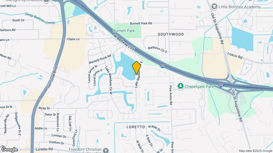 11306 Lake Mandarin Cir E Mapa y Detalles de la Ubicación