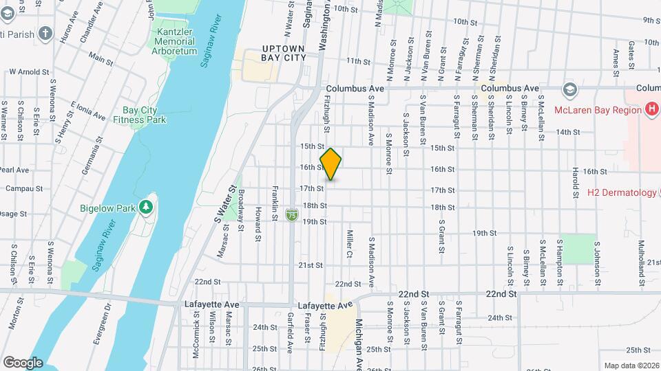 519 Fitzhugh St Map and Location Details