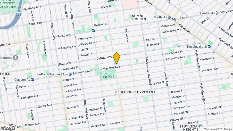 699 Lafayette Ave Mapa y Detalles de la Ubicación