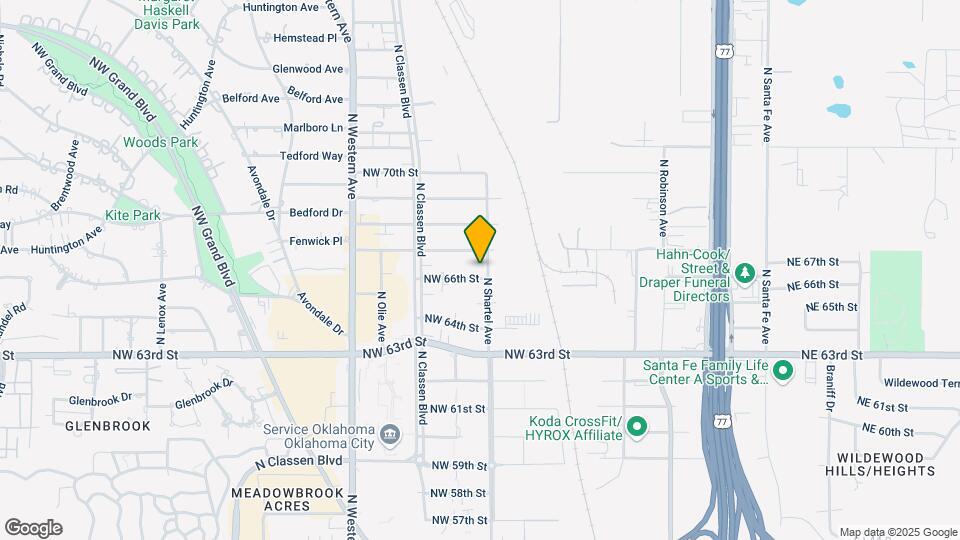 805 NW 66th St Map and Location Details