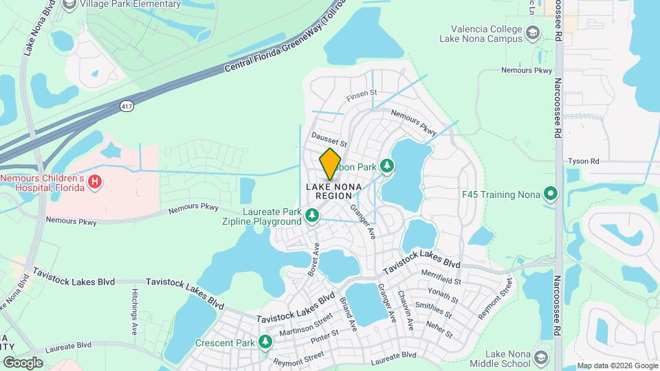 8001 Nemours Pkwy Map and Location Details