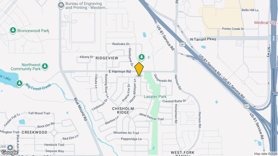 8529 Prairie Dawn Dr Map and Location Details