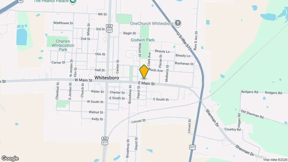 411 E Main St Map and Location Details