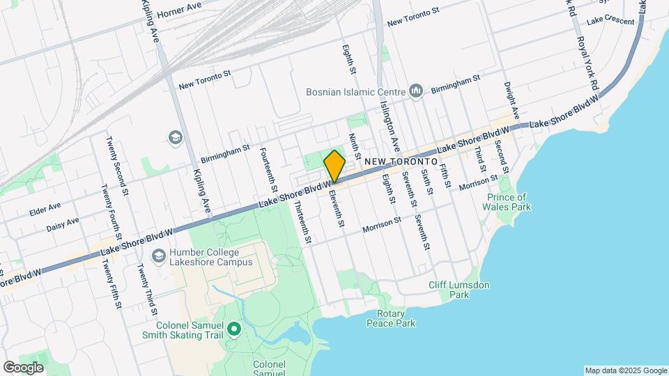 3051 Lake Shore Blvd W Map and Location Details