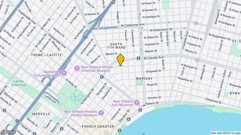 1634 Pauger St Map and Location Details