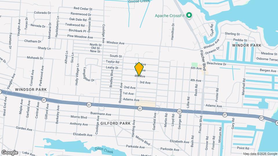 547 Harding Ave Map and Location Details