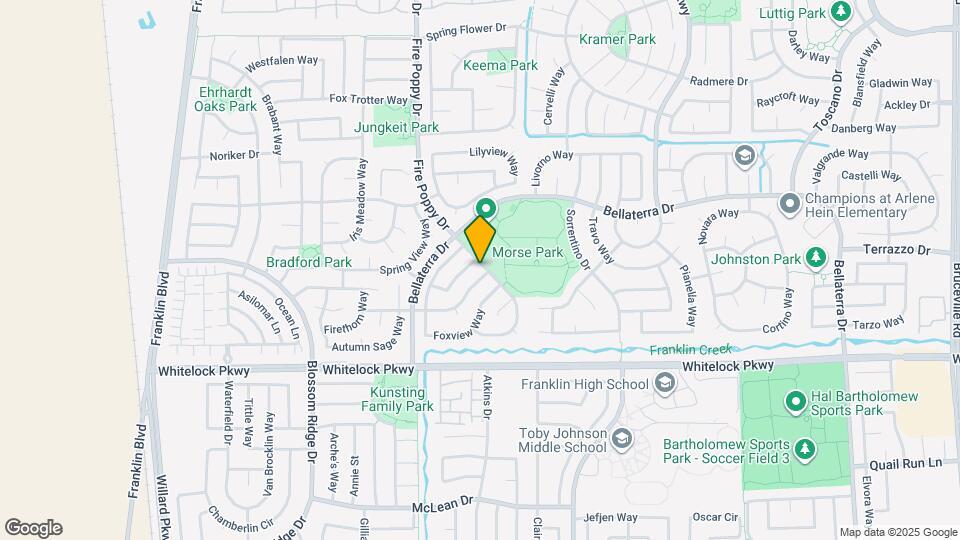 5701 Gold Poppy Way Map and Location Details