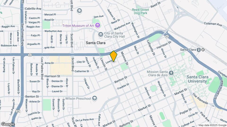 1355 Jefferson St Map and Location Details
