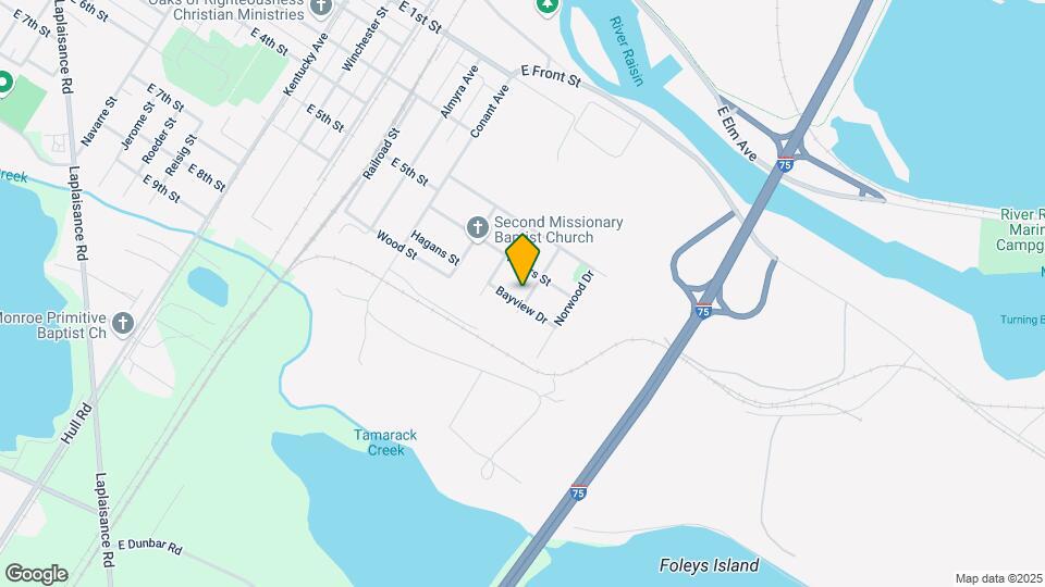 1633 Bayview Dr Map and Location Details