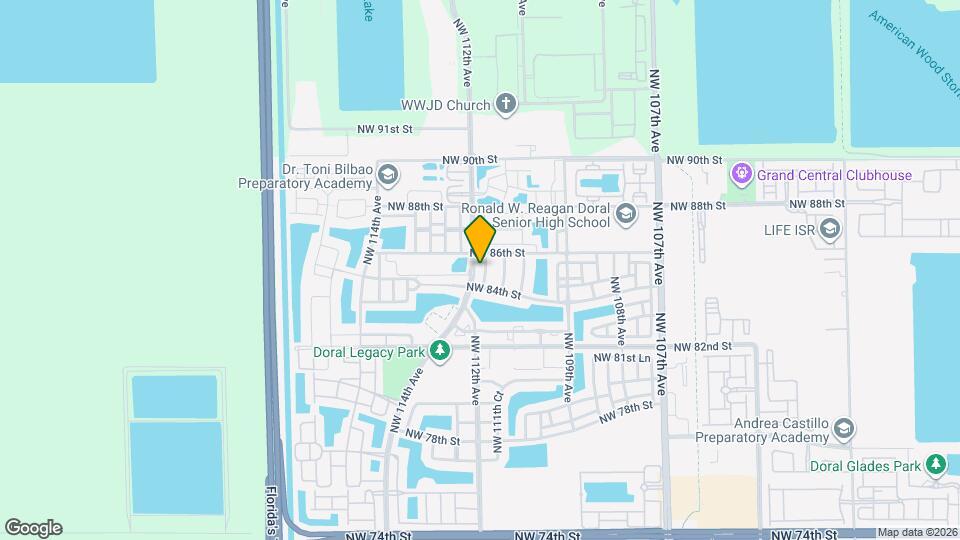 8514 NW 111th Ct Map and Location Details