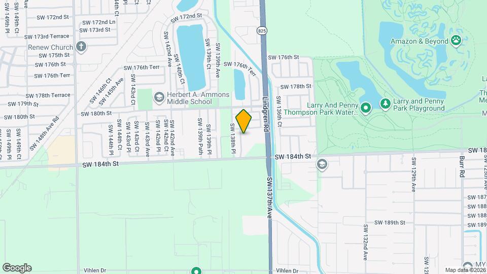 18211 SW 138th Ct Map and Location Details