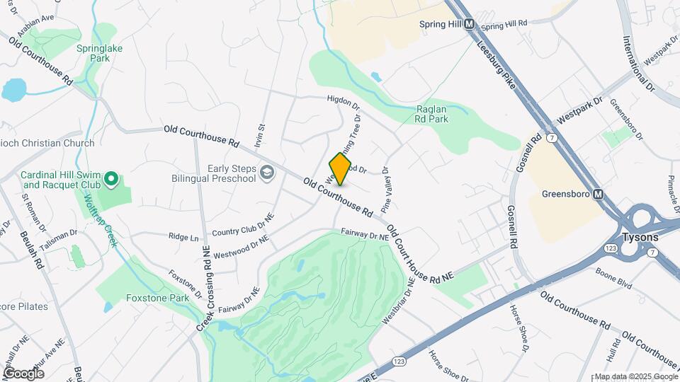 8728 Old Courthouse Rd Map and Location Details