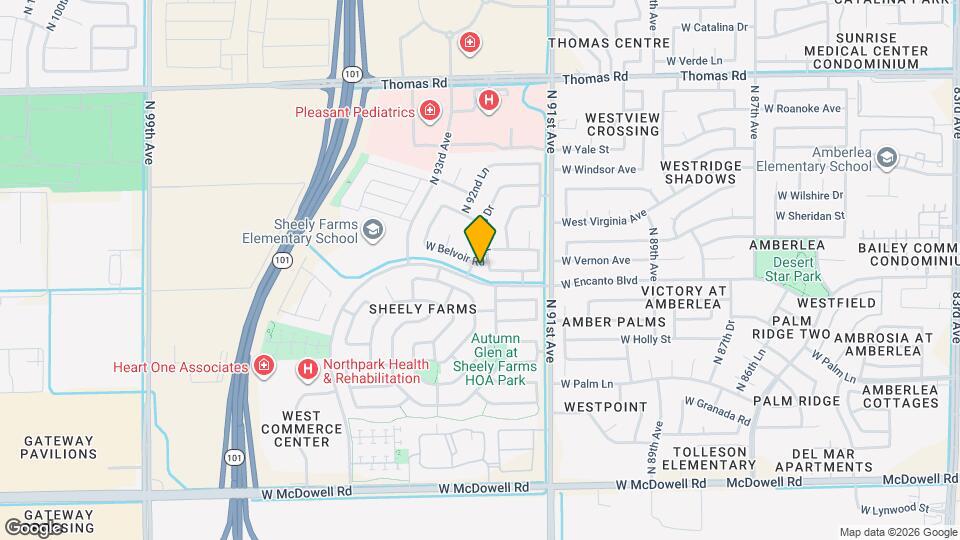 9227 W Belvoir Rd Map and Location Details