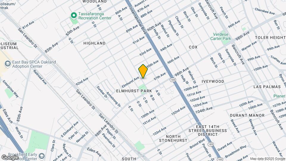 9600-9608 B St Mapa y Detalles de la Ubicación