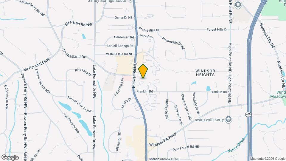 4883 Roswell Rd NE Map and Location Details