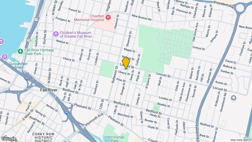 282 Orange St Map and Location Details