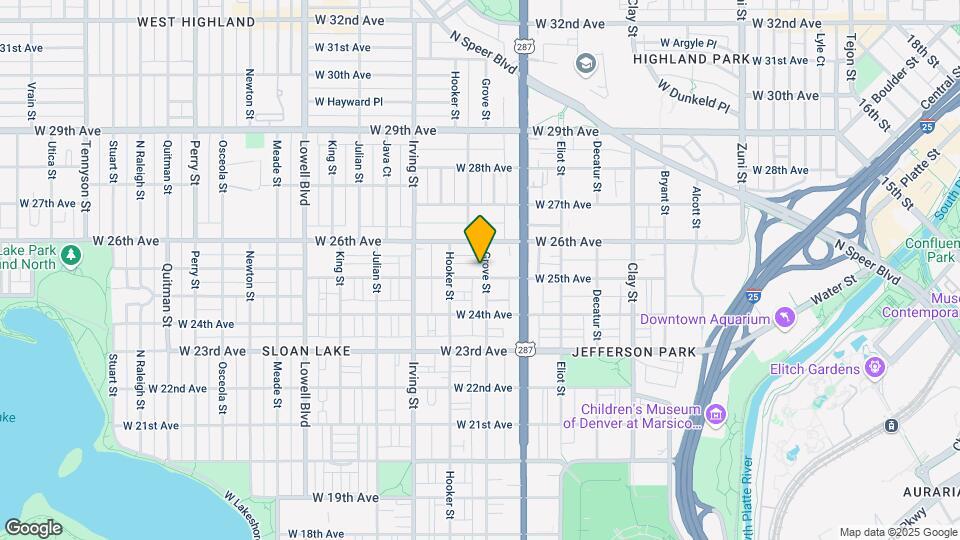 2505-2525 Grove St Mapa y Detalles de la Ubicación