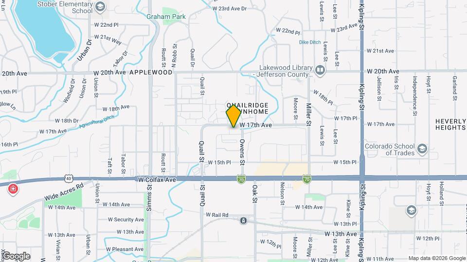 10911 W 16th Dr Map and Location Details