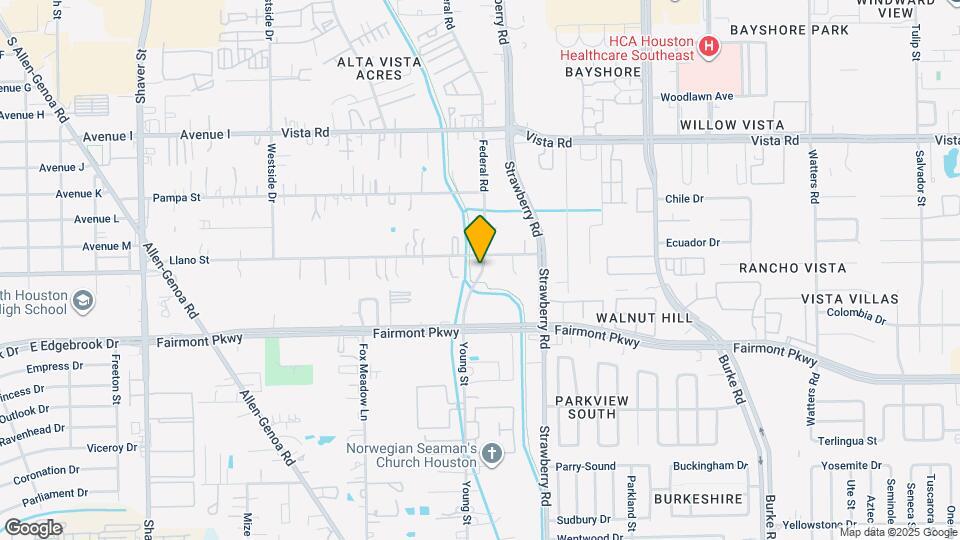 1138 Llano St Map and Location Details