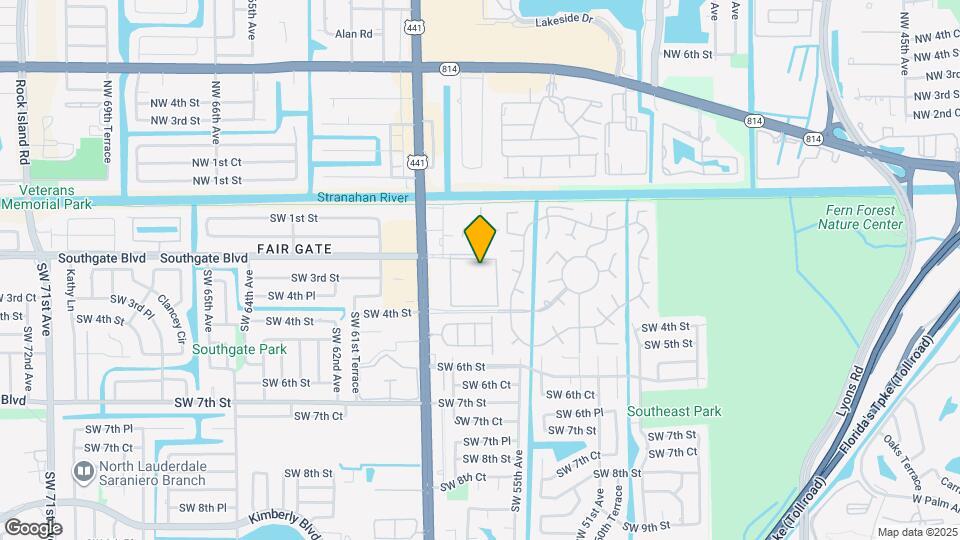 5641 SW 2nd Ct Map and Location Details