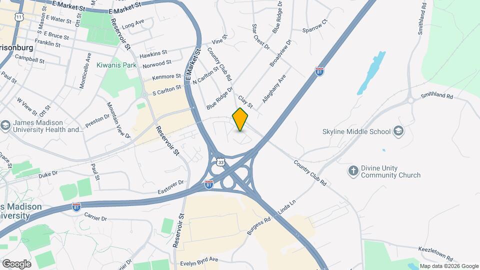 1410 Country Club Ct Mapa y Detalles de la Ubicación