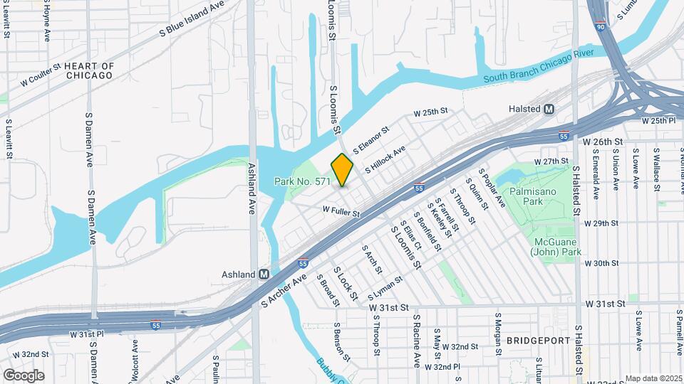 2837-2839 S Hillock Ave Mapa y Detalles de la Ubicación