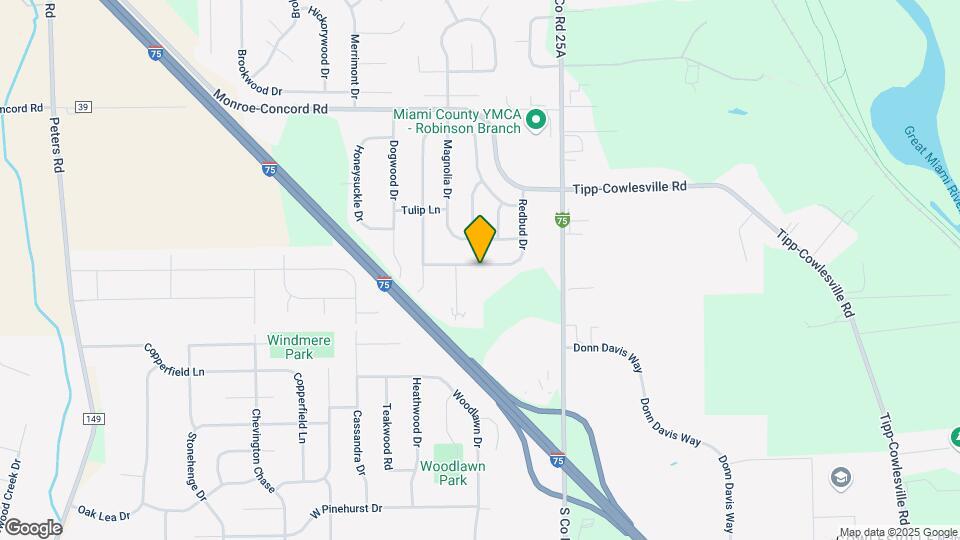 3405 Redbud Dr Map and Location Details