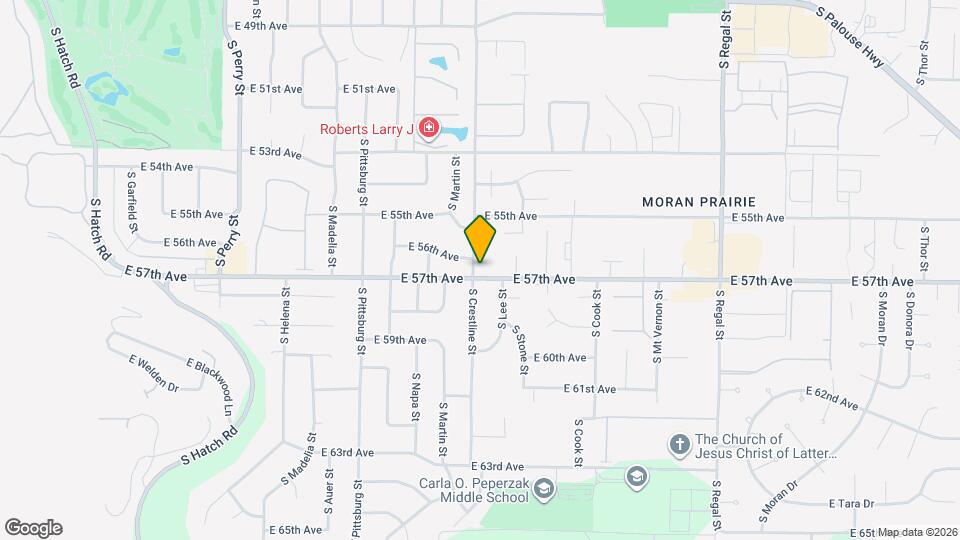 5619 S Crestline St Map and Location Details