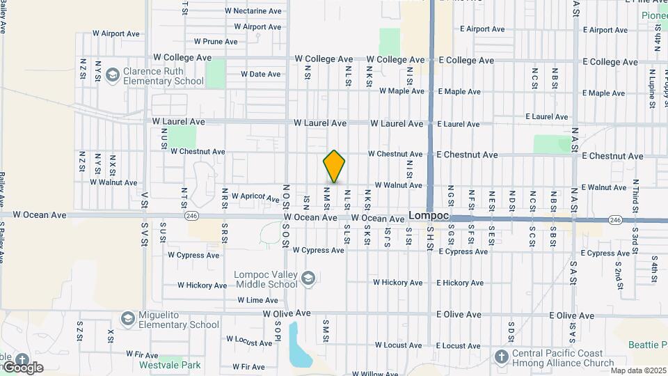 518 W Walnut Ave Map and Location Details