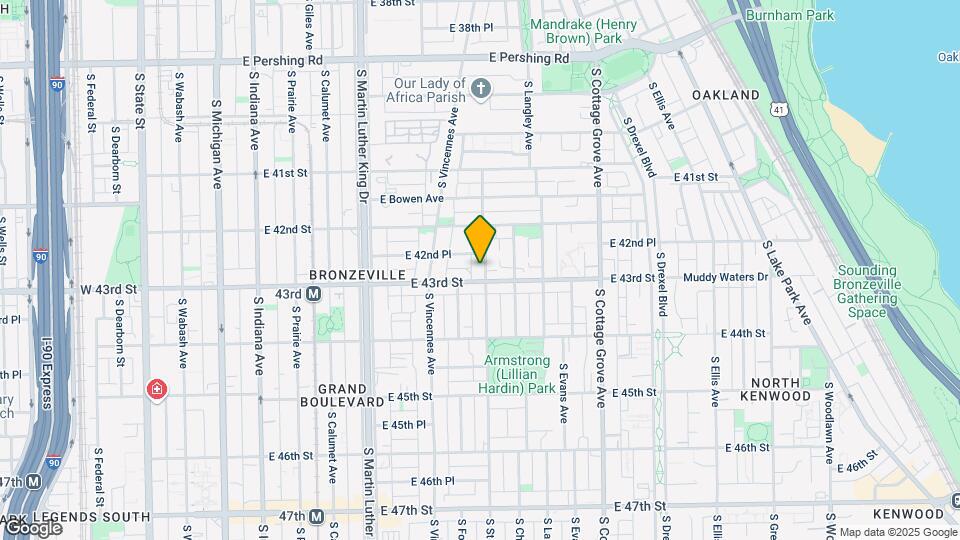 4248 S St Lawrence Ave Map and Location Details
